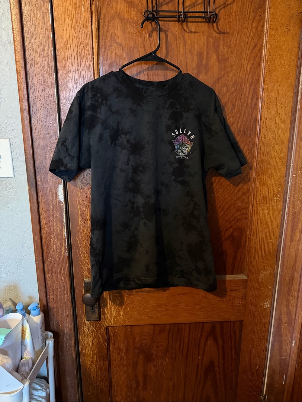 Sullen Black Tie-Dye Short Sleeve Tee